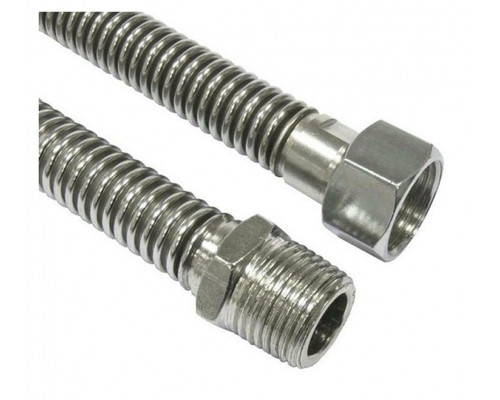 Гибкая подводка для газа Tuboflex нержавейка 3/4″ гайка-штуцер 1.5м