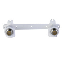 Комплект для смесителя настенный Политэк Dn25x1/2" Ру-25 ВР/под приварку, корпус - полипропилен