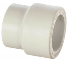 Муфта переходная Политэк Dn32x20 Ру-25 под приварку ВН/ВН, белая, корпус - полипропилен