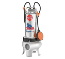 Насос фекальный Pedrollo BCm-MF 20/50 погружной, однофазный, мощность - 1.5 кВт, напор - 17 мм, производительность - 850 л/мин, длина кабеля - 10 м, корпус - нержавеющая сталь AISI 304