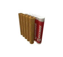 Цилиндр теплоизоляционный навивной ROCKWOOL 100 внутренний d=25 мм, материал - каменная вата на основе горных пород базальтовой группы, S= 30 мм, L=1 м, гидрофобизированный на синтетическом связующем