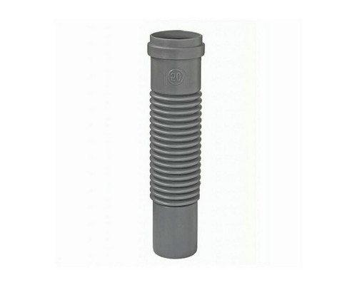Патрубок РосТурПласт Ду-50 гибкий, корпус - полипропилен PP-H, серый