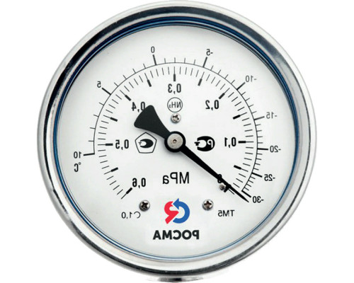 Мановакуумметр Росма ТМВ-621ТЭ.00 (-0.1-1.5MPa) G1/2 1.0 NH3 аммиачный, коррозионностойкий виброустойчивый 150мм, тип - ТМВ-621ТЭ, эксцентрическое присоединение, -0.1-1.5МПа, резьба G1/2, класс точности 1,0