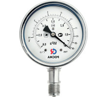 Мановакуумметр Росма ТМВ-621Р.00 (-0.1-0.9MPa)/(-70-+20C) G1/2 1.0 NH3 двойная шкала аммиачный, коррозионностойкий виброустойчивый 150мм, тип - ТМВ-621Р, радиальное присоединение, -0.1-0.9МПа, резьба G1/2, класс точности 1,0 в