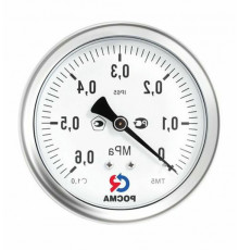 Вакуумметры Росма ТВ-521ТЭ (-0.1-0MPa) M20x1.5 1.0 коррозионностойкий виброустойчивый 100мм, тип - ТВ-521ТЭ, эксцентрическое присоединение, -0.1-0MPa, резьба M20x1.5, класс точности 1.0