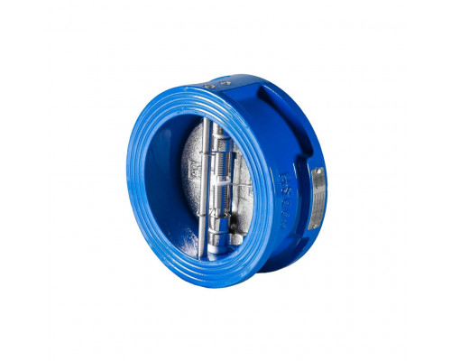 Клапан обратный Reon RSV32 Dn-300 PN-16, двухстворчатый, тип присоединения - межфланцевый, корпус - серый чугун GG25, уплотнение – EPDM