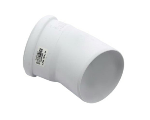Отвод REHAU Raupiano Plus Ду-160x30° безнапорный, корпус - полипропилен, уплотнение - SBR, для шумопоглощающей канализации