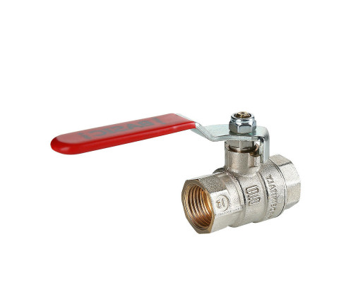 Кран шаровой Enolgas Basic S.214.04 1/2″ ДУ-15 PN-45 внутренняя/внутренняя резьба, полнопроходной, латунный, управление ручка-рычаг