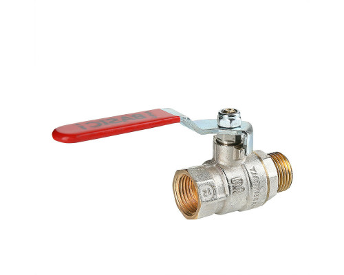Кран шаровой Enolgas Basic S.215.07 1 1/4″ ДУ-32 PN-30 полнопроходной, латунный, внутренняя/наружная резьба,управление ручка-рычаг
