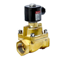 Клапан электромагнитный Smart SA-5578 1/2″ Dn-15 PN-12 муфтовый пилотный, нормально открытый, корпус – латунь, уплотнение - TEFLON, DC24V, для горячей воды и пара