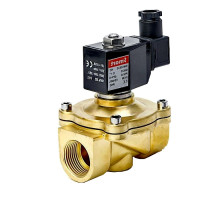 Клапан электромагнитный Smart SM-5563 3/4″ Dn-20 PN-10 прямого действия, нормально закрытый, латунь, мембрана - FKM, DC 12v