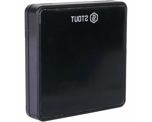 Датчик комнатной температуры STOUT C-8r беспроводной, черный