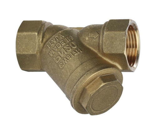 Фильтр сетчатый STOUT SFW-0001 2″ Ду-50 Ру-20 ВР, сетка - 500 мкм, копус - латунь, уплотнение - резиновое O-ring (NBR 70-SH/A)