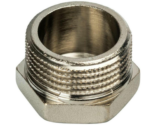 Заглушка STOUT SFT-0025 1/4″ Ду-8 Ру-16, корпус - латунь никелированная, НР