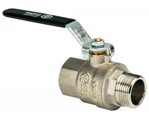 Кран шаровой STOUT SVB-0003 3/4″ ДУ-20 PN-50 полнопроходной муфтовый, латунный, внутренняя/наружная резьба, управление ручка-рычаг