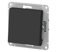 Переключатель Systeme Electric ATLASDESIGN скрытый, количество клавиш - 1 шт, номинальный ток - 10А, степень защиты - IP20, без подсветки, механизм, цвет - карбон