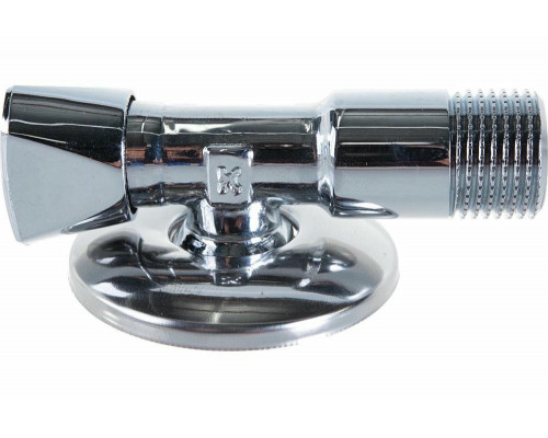 Клапан IVANCI IVC.102003 1/2″x1/2″ Dn-15 PN-10 для подключения смесителей, наружная-наружная резьба, корпус – латунь, покрытие - хром