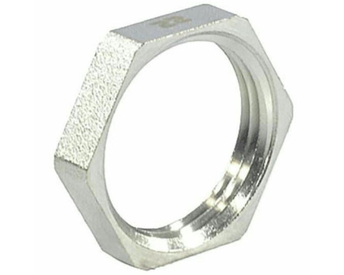 Контргайка латунная SantechSystems ДУ-40 1 1/2″ Ру-16 никелированная внутренняя резьба