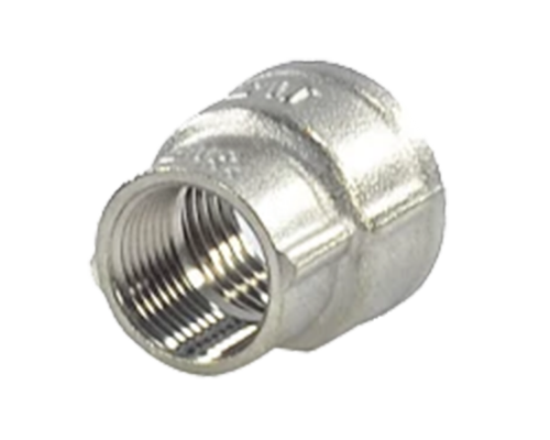 Муфта переходная SantechSystems ДУ-25х15 (1″x1/2″) Ру-16 корпус - латунь никелированная, внутренняя резьба