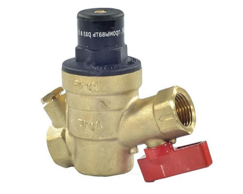 Регулятор давления воды бытовой SantechSystems КФРД РУ16 PH=1-6 бар 1/2″ ДУ-15 мембранный, латунный, EPDM, внутренняя резьба