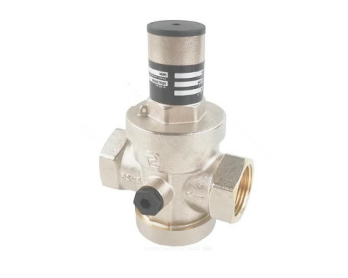 Регулятор давления воды бытовой SantechSystems РУ25 PH=1-5.5 бар 1 1/4″ ДУ-32 поршневой, латунный, EPDM, внутренняя резьба
