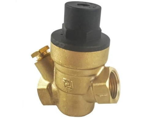 Регулятор давления воды бытовой SantechSystems РДФ РУ16 PH=1-6 бар 1/2″ ДУ-15 мембранный, латунный, EPDM, внутренняя резьба