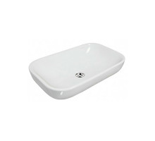 Умывальник Sanita Luxe Infinity 60 без отверстия под смеситель белый мебельный
