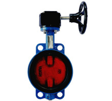 Затвор дисковый поворотный Tecofi VPI 4448-08 DN150 PN-16 с редуктором