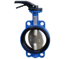 Затвор дисковый поворотный Tecofi VPI 4449-02 DN65 PN-16 с ручкой