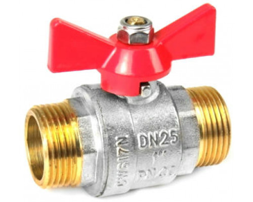 Кран шаровой Valtec Base VT.219 1/2″ ДУ-15 PN-40 наружная резьба с ручкой-бабочкой