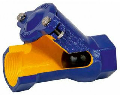 Клапан обратный Zetkama 401D-065-C55 2 1/2″ Dn-65 PN-16 шаровой чугунный резьбовой