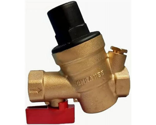 Регулятор давления воды Benarmo КФРД 1/2″ ДУ-15 Ру-16 муфтовый мембранный латунный, РН=1 - 6 бар