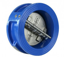 Клапан обратный Benarmo Dn-250 PN-10/16 чугунный двухстворчатый межфланцевый