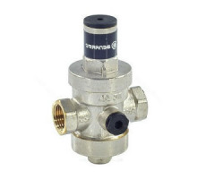 Регулятор давления бытовой Benarmo 1 1/4″ ДУ-32 Ру-25 внутренняя резьба, латунный, поршневой, Рн=1-5,5 бар, с выходом под манометр