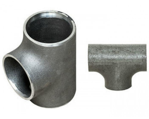 Тройник стальной переходной Dn 133х4,0-108х4,0 (ДУ- 125х100) под приварку