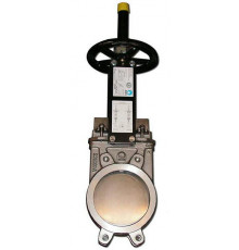 Задвижка шиберная СМО A-01-0350-HW-E DN350 PN-5 EPDM чугунная со штурвалом