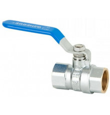 Кран шаровый усиленный полнопроходной Genebre 3020 02 1/4″ ДУ-8 PN-40 резьбовой латунный, ВР/ВР