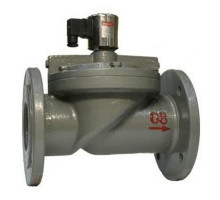 Клапан электромагнитный Smart HF-6502 пилотный 2 1/2″ Dn-65 PN-12 чугун, нормально закрытый, DC 24v