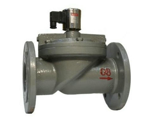 Клапан электромагнитный Smart HF-6502 пилотный 2 1/2″ Dn-65 PN-12 чугун, нормально закрытый, DC 24v