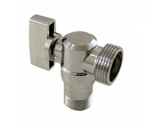 Кран шаровой STI 1/2″ ДУ-15х20 PN-16 муфтовый, для стиральной машины, корпус-латунь
